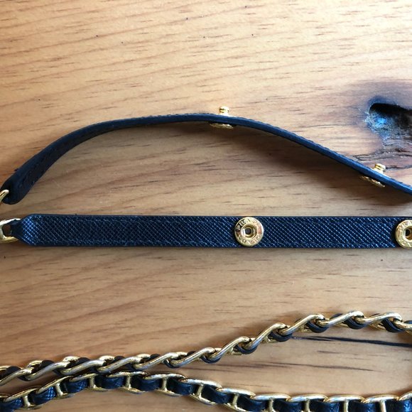 Prada Saffiano Wallet on Chain + Box, Card - Picture 9 of 13